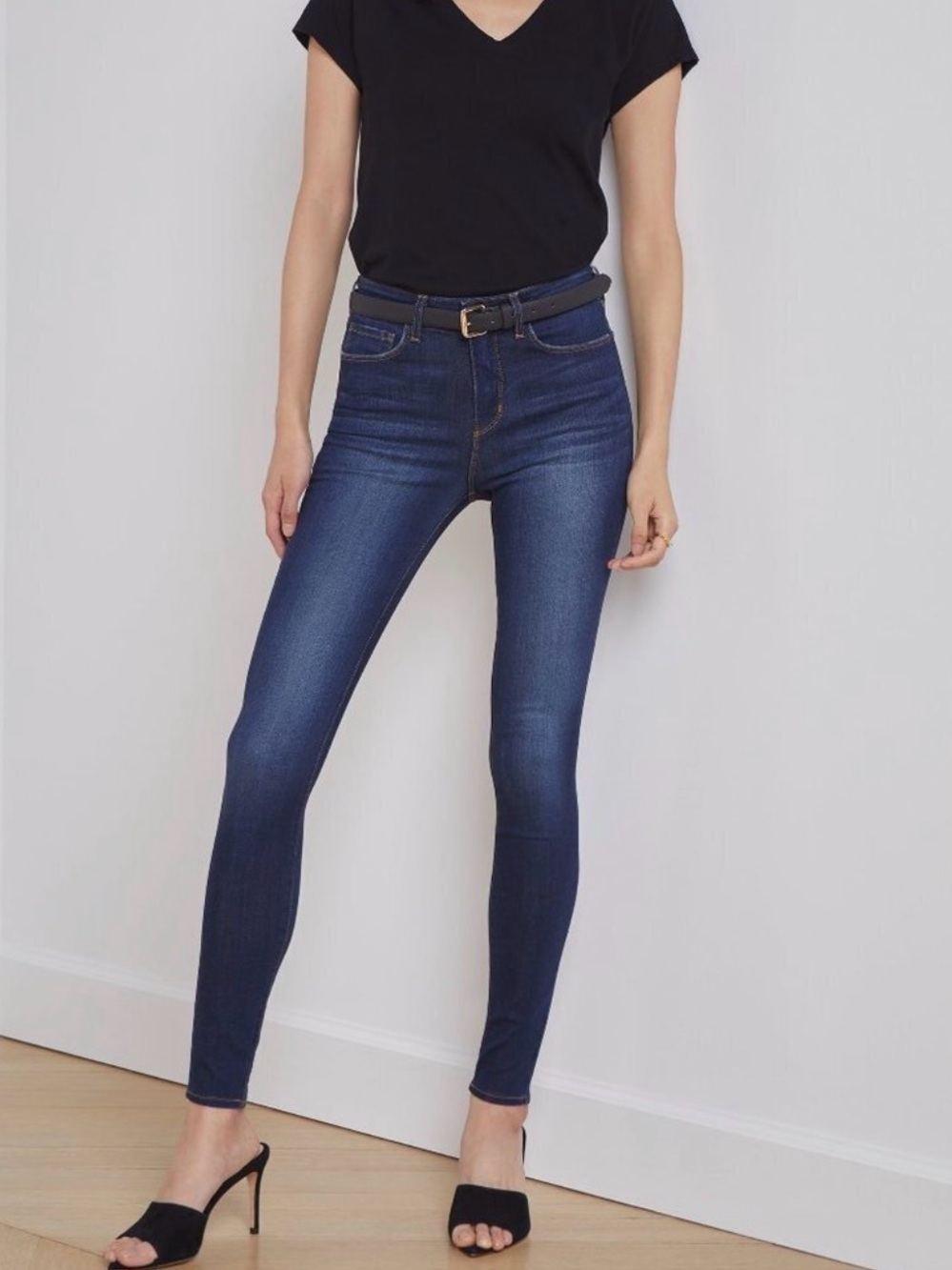 L'agence Marguerite High Rise Skinny Jeans in Avalon Size 32